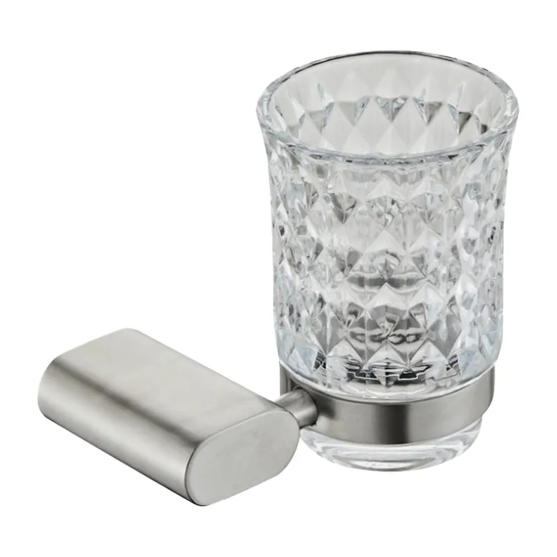 +TUMBLER HOLDER LA FONZA LFBK821-7603 GLASS BRUSHED